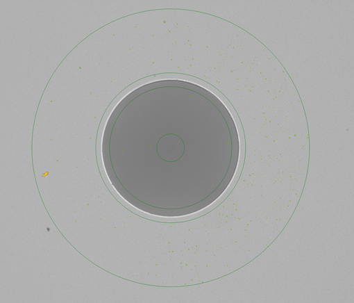 Single Fiber Endface with the Defects Close to 1um