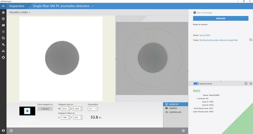 Measurement Result for a Scratch Artifact